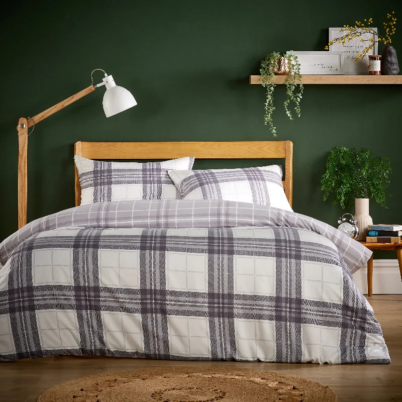 Weekend Discount Blast Alba Grey Super Soft Flannel Duvet Cover Set with Pillowcases Warm & Cosy Quilt Bedding in Multiple Sizes Available by OLIVIA ROCCO Weekend Discount Blast Alba Grey Super Soft Flannel Duvet Cover Set with Pillowcases Warm & Cosy Quilt Bedding in Multiple Sizes Available by OLIVIA ROCCO