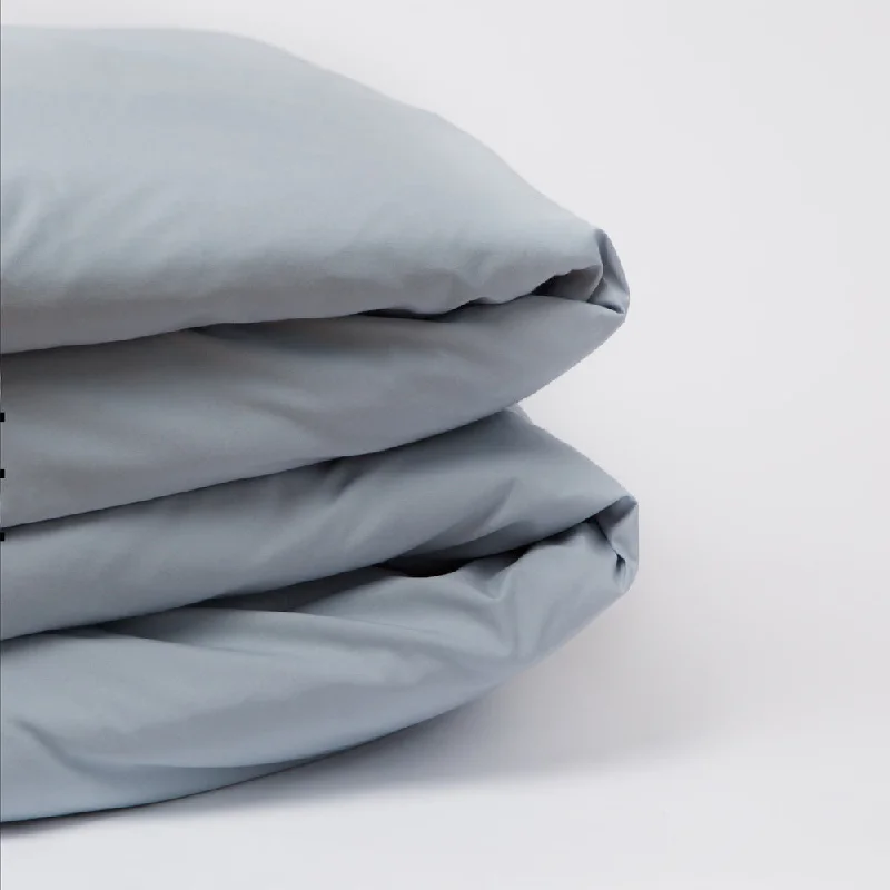 Weekend Discount Extravaganza American Made 100% Cool Flow Cotton Duvet Cover - Blue Mist Weekend Discount Extravaganza American Made 100% Cool Flow Cotton Duvet Cover - Blue Mist