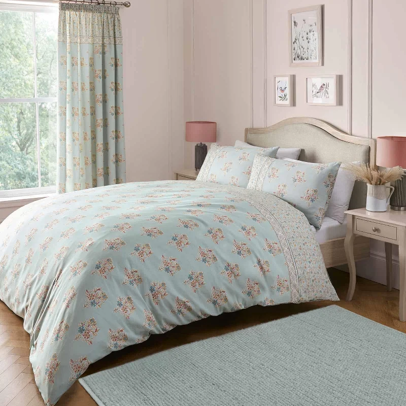 Weekend Super Sale Frenzy Lorena Patchwork Duvet Cover Set