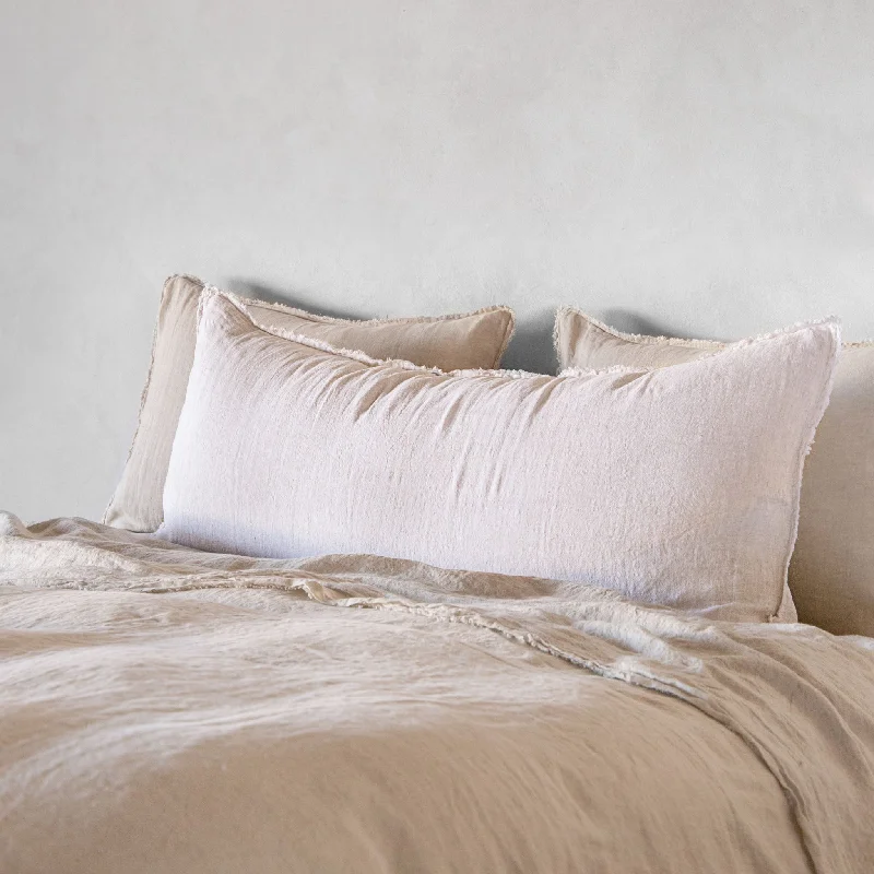 Weekend Shopping Deals Galore Flocca Linen Body Pillow - Petra