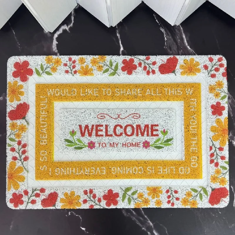 Mega Sale Anti-Slip Door Mat- (5326)Welcome Slush