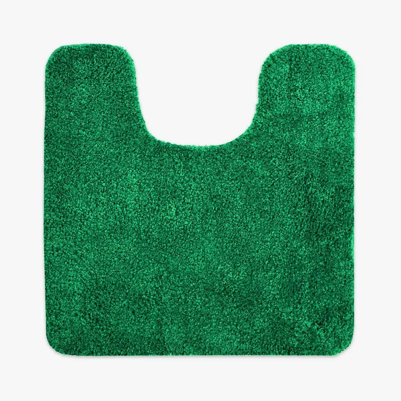 Exclusive Savings Luxury Microfibre Pedestal Mat Dark Green