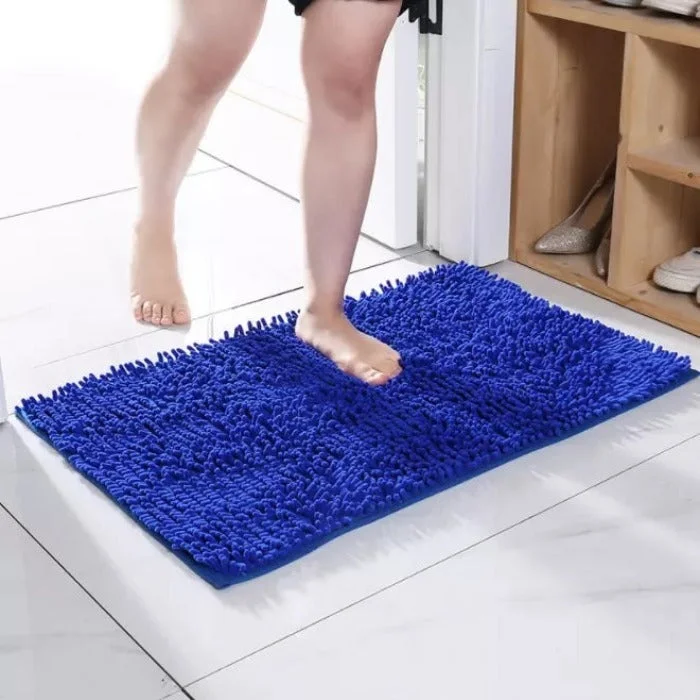 Super Low Prices Microfiber anti Slip Bath Mat-10427Royal Blue
