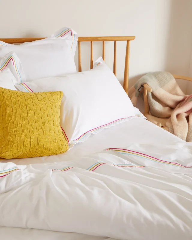 Crazy Price Cuts Foxford Rainbow Oxford Pillowcase Set