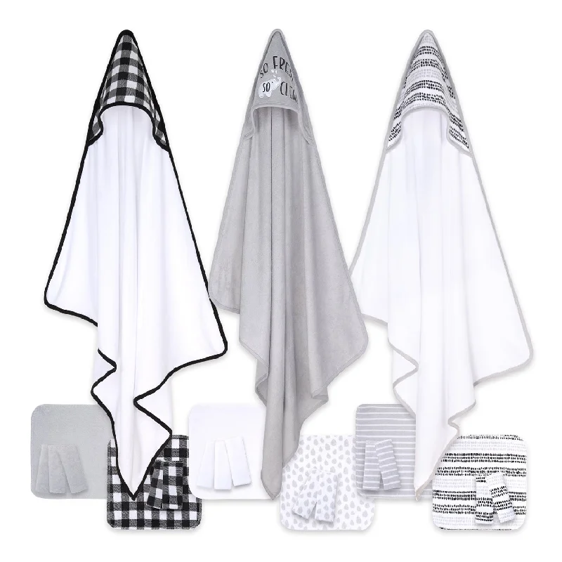 Sale Alert The Peanutshell So Fresh 23 Piece Hooded Towels & Washcloths Bath Gift Set